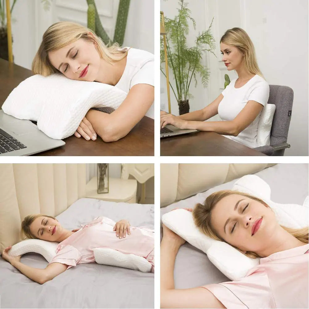 No Pressure Hand-Assisted Memory Foam Pillow