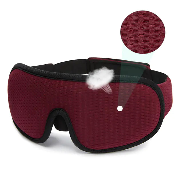 3D Sleeping Mask with Block Light and Eye Shade
