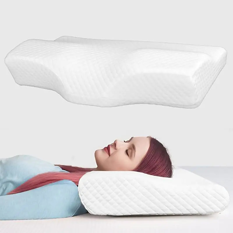 Memory Foam Bed Pillow for Bedroom or Dorm Room