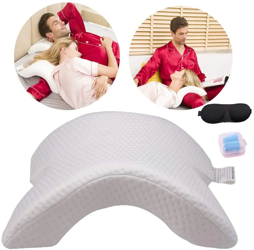 No Pressure Hand-Assisted Memory Foam Pillow